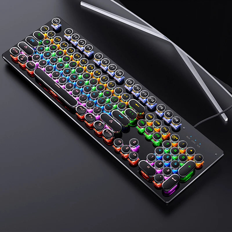Tastiera meccanica Retro Punk RGB 104 tasti