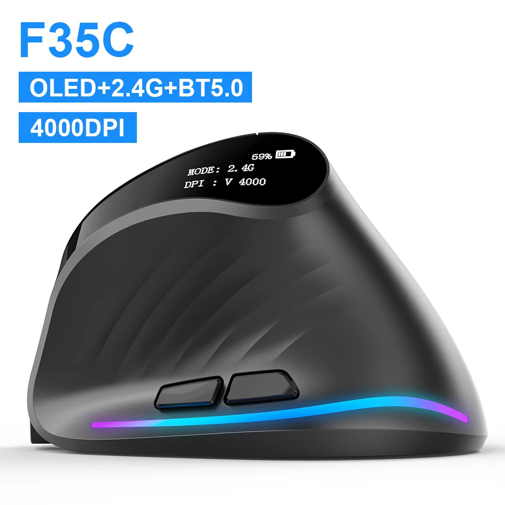 Mouse verticale ergonomico Lefon F35 ricaricabile