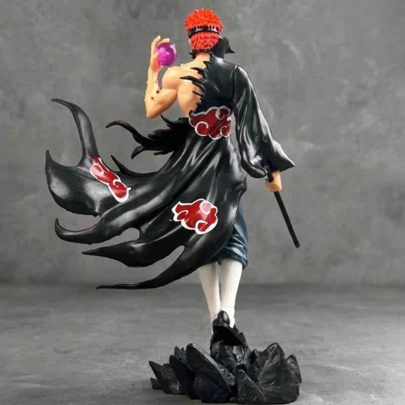 Action Figure Pain Akatsuki – Naruto Shippuden | Versione Mantello Rosso in PVC 23cm