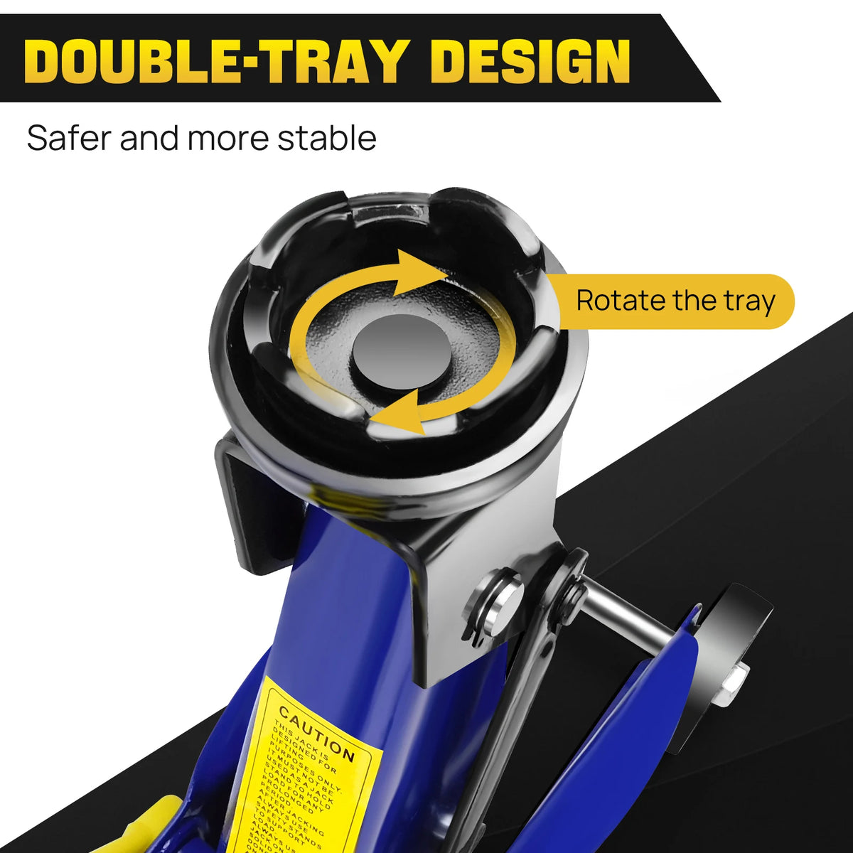 Crick Idraulico a Pantografo 2 Tonnellate – Doppio Piatto, Altezza 13,5-32cm, Cambio Gomme e Riparazione Auto