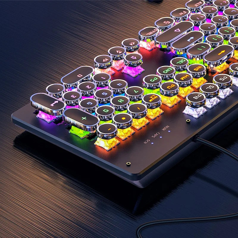 Tastiera meccanica Retro Punk RGB 104 tasti