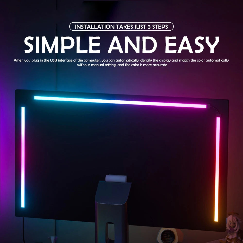 Striscia LED RGB per monitor con sincronizzazione schermo