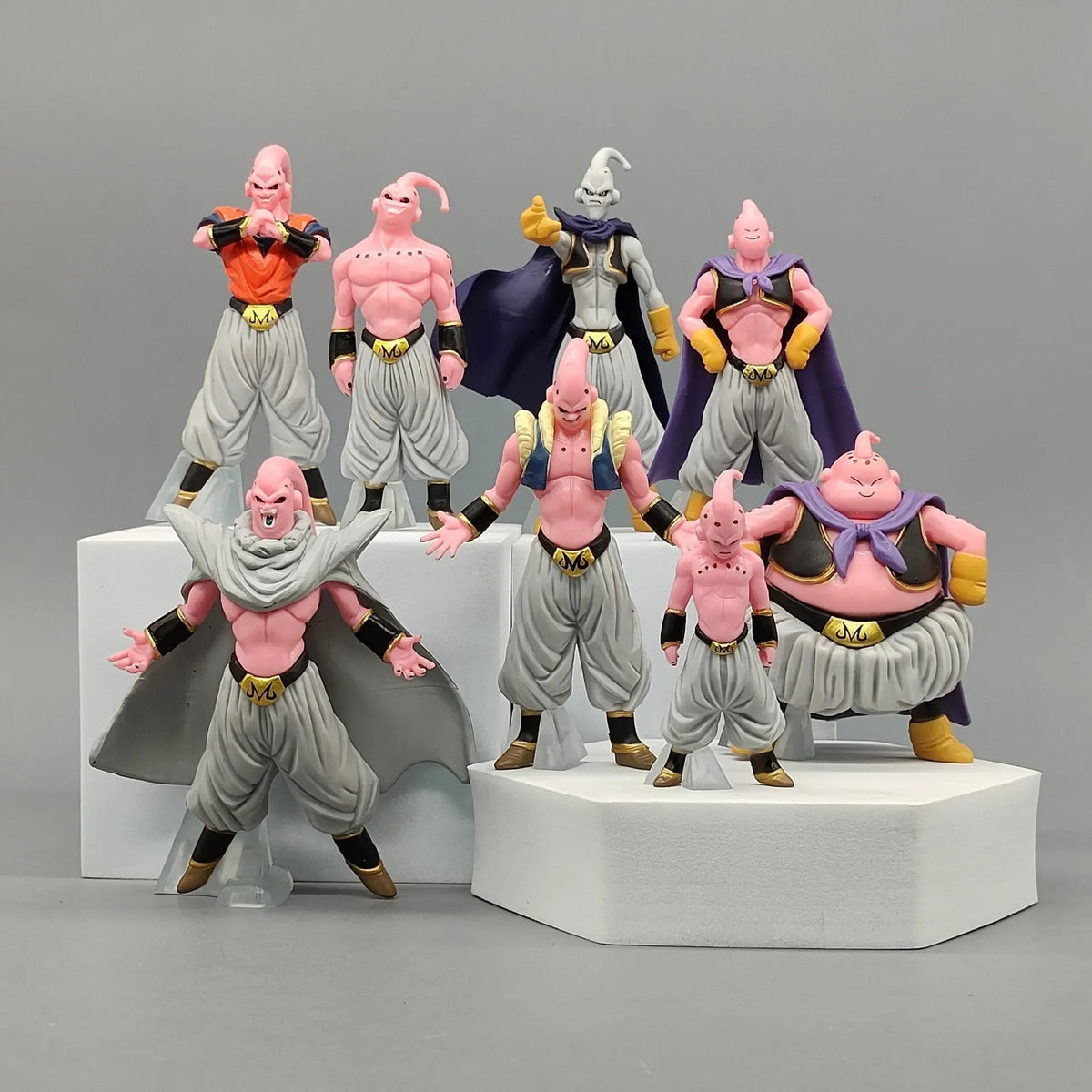 Set 8 Action Figure Dragon Ball – Majin Buu e Personaggi | Gadget da Collezione in PVC