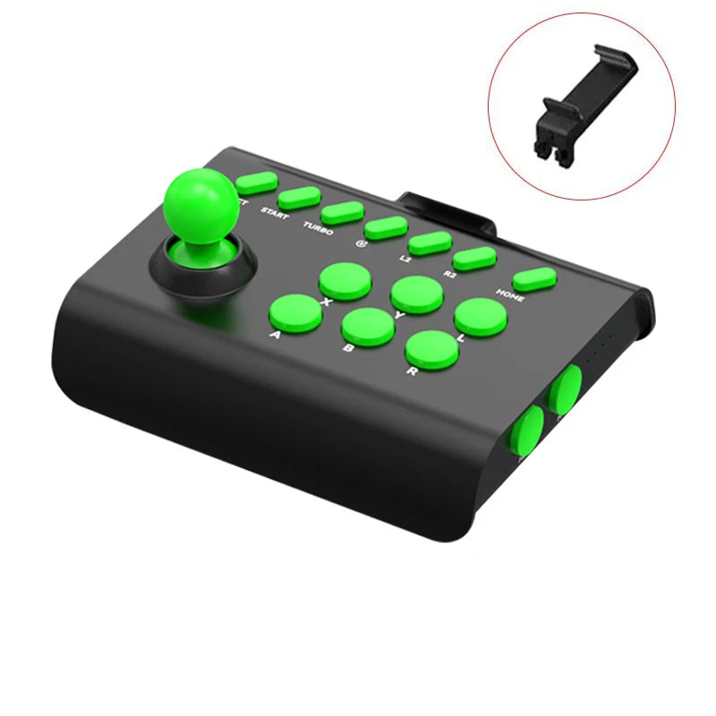Joystick Arcade Wireless – Controller da Gaming per PC, Android, iOS, Switch, PS3/PS4 – Fighting Stick per Street Fighter e MAME