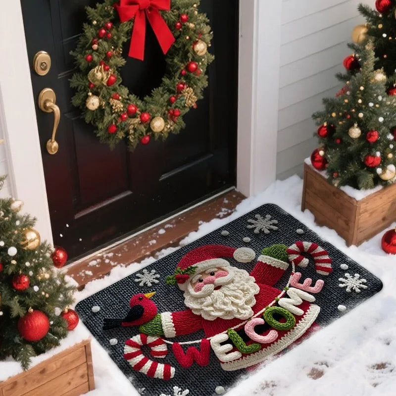 Zerbino natalizio 40×60 cm con grafiche festive