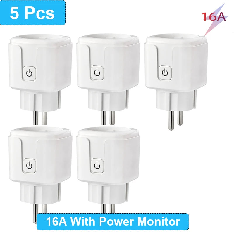 Presa Intelligente WiFi EU 16A/20A – Monitor Consumi, Timer, Compatibile Alexa, Google Home, Tuya