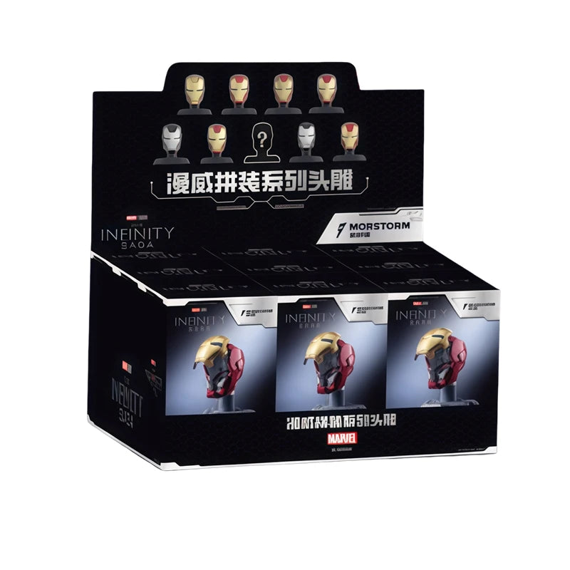 Iron Man – Casco/Maschera 9 Stili | War Machine, MK16, MK42, MK85 | Modello da Assemblare, Idea Regalo