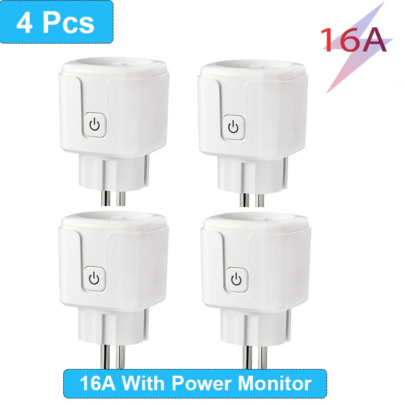 Presa Intelligente WiFi EU 16A/20A – Monitor Consumi, Timer, Compatibile Alexa, Google Home, Tuya