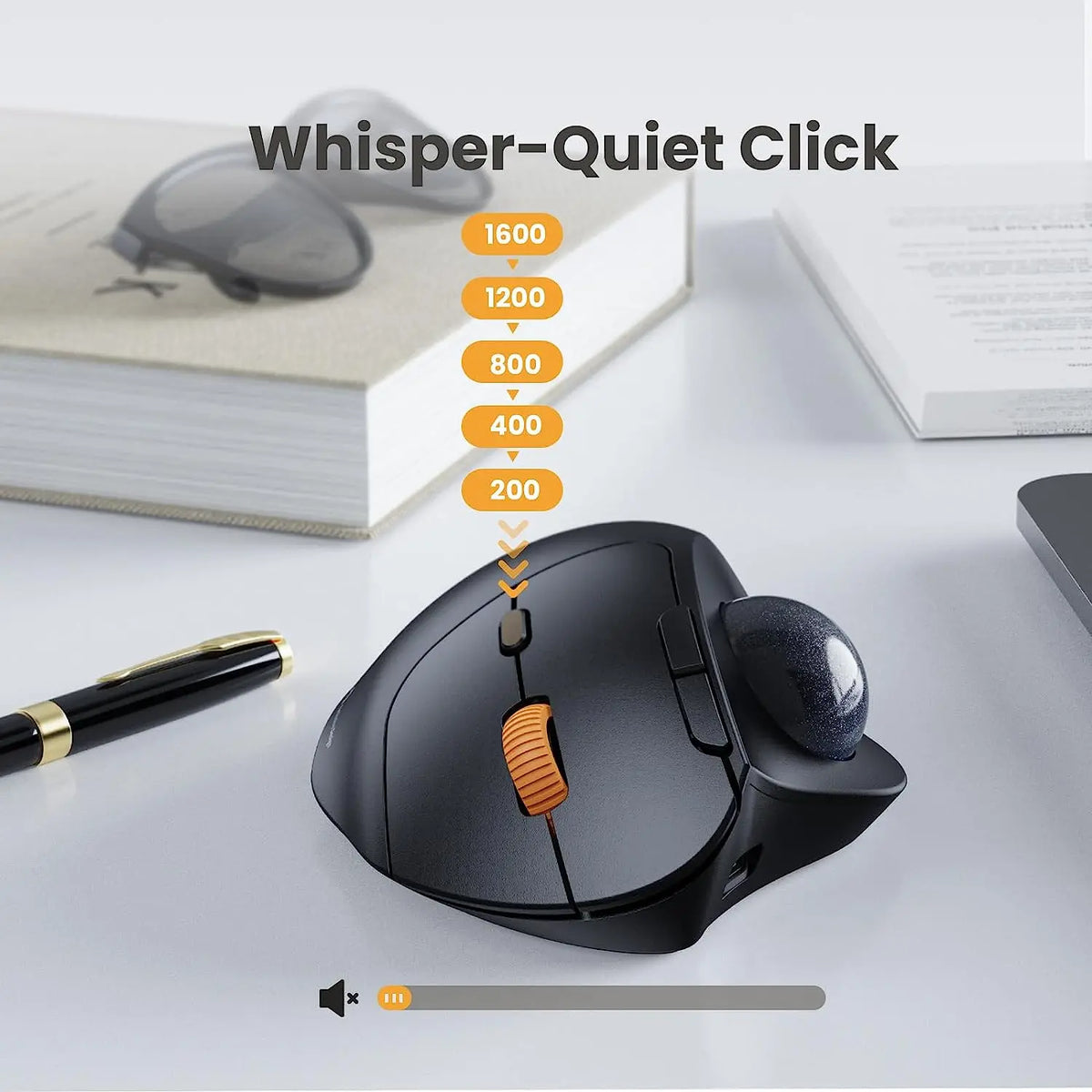 Mouse trackball ergonomico ProtoArc EM04 Bluetooth
