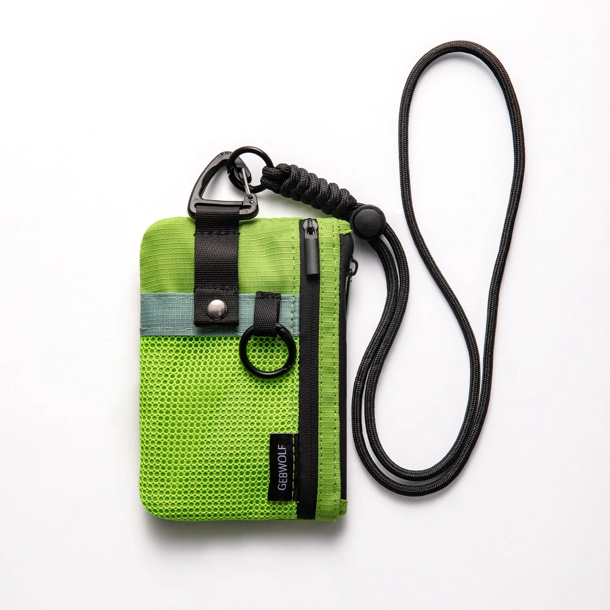 Portafoglio Minimalista con Blocco RFID – Tasca ID, Impermeabile, con Laccetto e Portachiavi