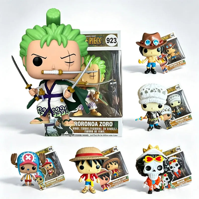 Funko Action Figure One Piece – Luffy, Zoro, Sanji | Figurina Vinyl da Collezione, Idea Regalo Anime