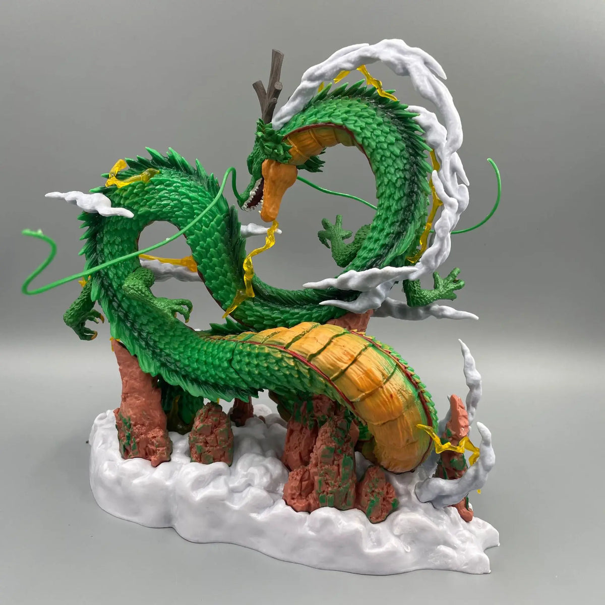 Statua Dragon Ball – Shenron con Son Goku 24cm in PVC, Figura da Collezione Scala 1/12, Idea Regalo Anime