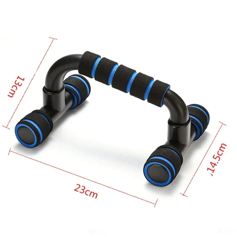 Coppia Maniglie Push-Up a U con Impugnatura in Spugna – Rack per Pettorali, Tricipiti e Addome, per Palestra e Casa