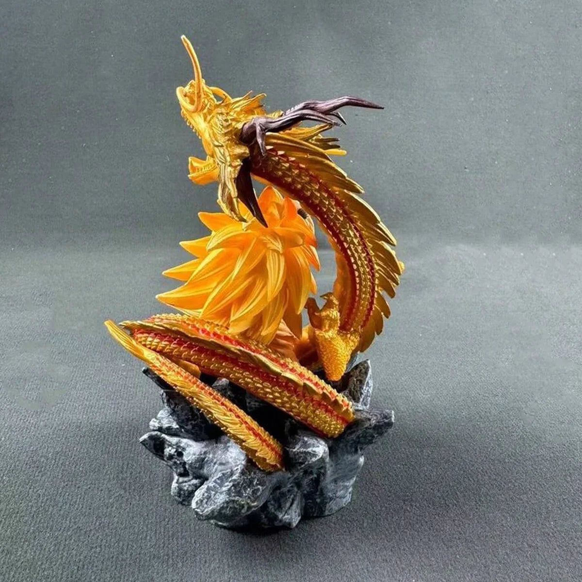 Personaggio Q Version Dragon Ball Z – Figura SSJ3 Goku Dragon Fist 14cm PVC Statua Collezione