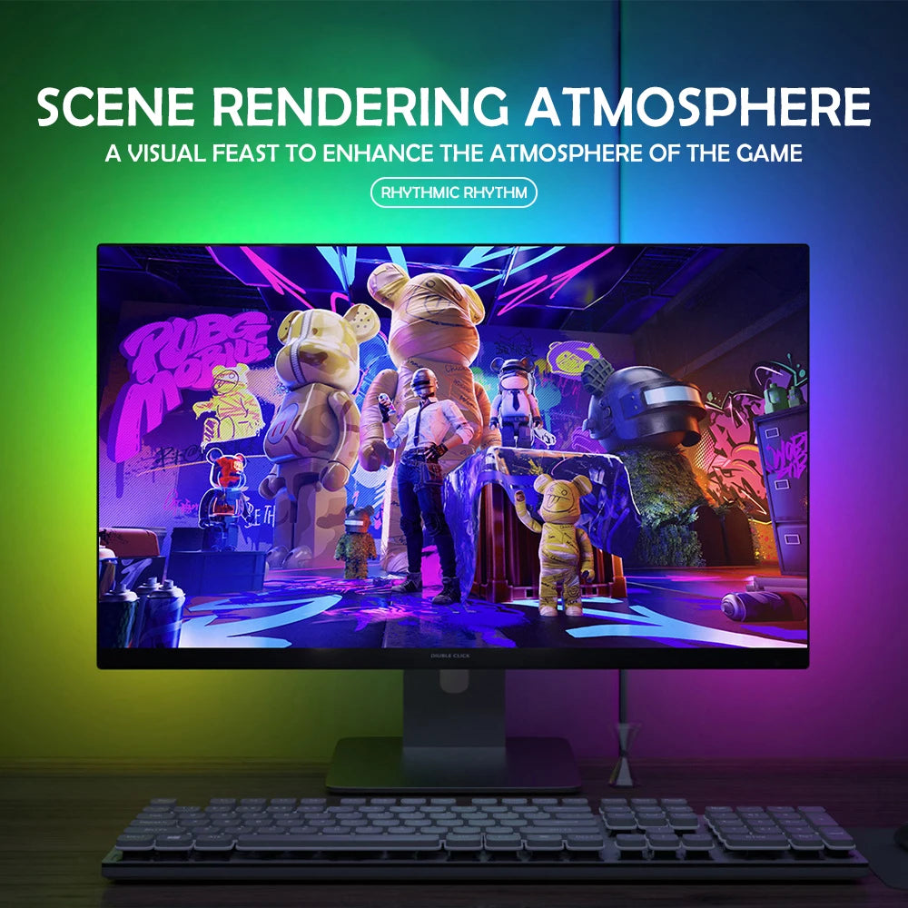 Striscia LED RGB per monitor con sincronizzazione schermo