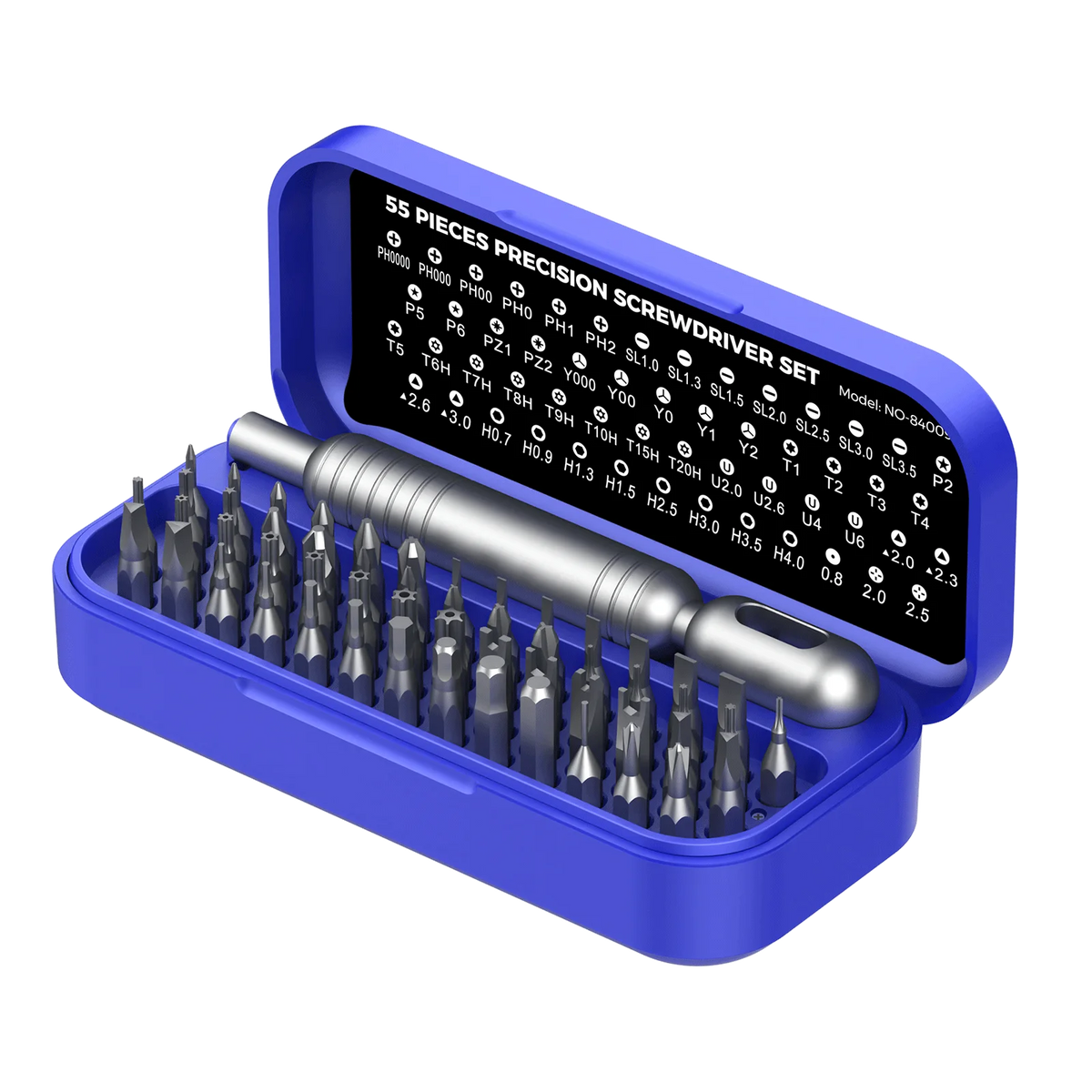 Kit Cacciaviti di Precisione 55 in 1 Magnetici – Riparazione Elettronica, Telefono, Laptop, Orologi, Fai da Te
