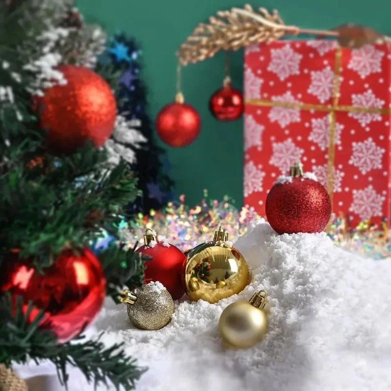 Set 24 palline di Natale da 3, 4 o 6 cm