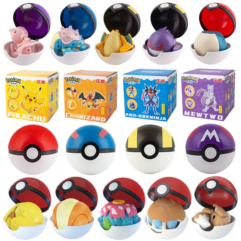 Action Figure Pokémon – Pikachu, Gengar, Dragonite, Snorlax e altri | Modello Pocket Monsters in PVC