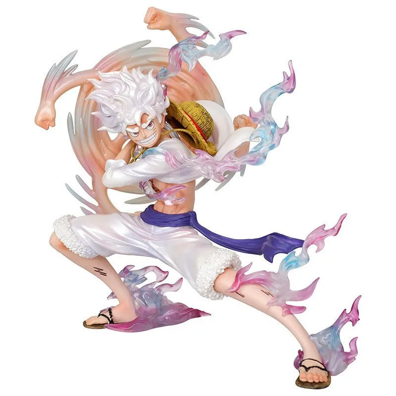 Action Figure Luffy Nika – One Piece | Statua in PVC con Braccio Rotante da Collezione