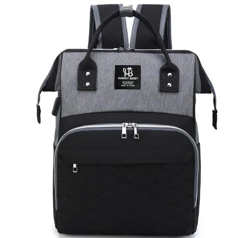 Zaino Fasciatoio Mommy Bag – Borsa Pannolini Grande Capacità con Tappetino Cambio