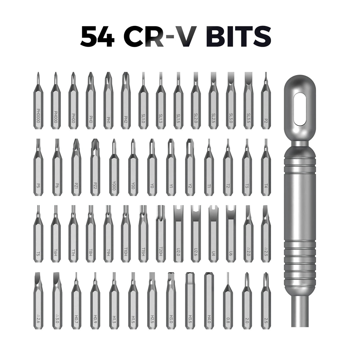 Kit Cacciaviti di Precisione 55 in 1 Magnetici – Riparazione Elettronica, Telefono, Laptop, Orologi, Fai da Te