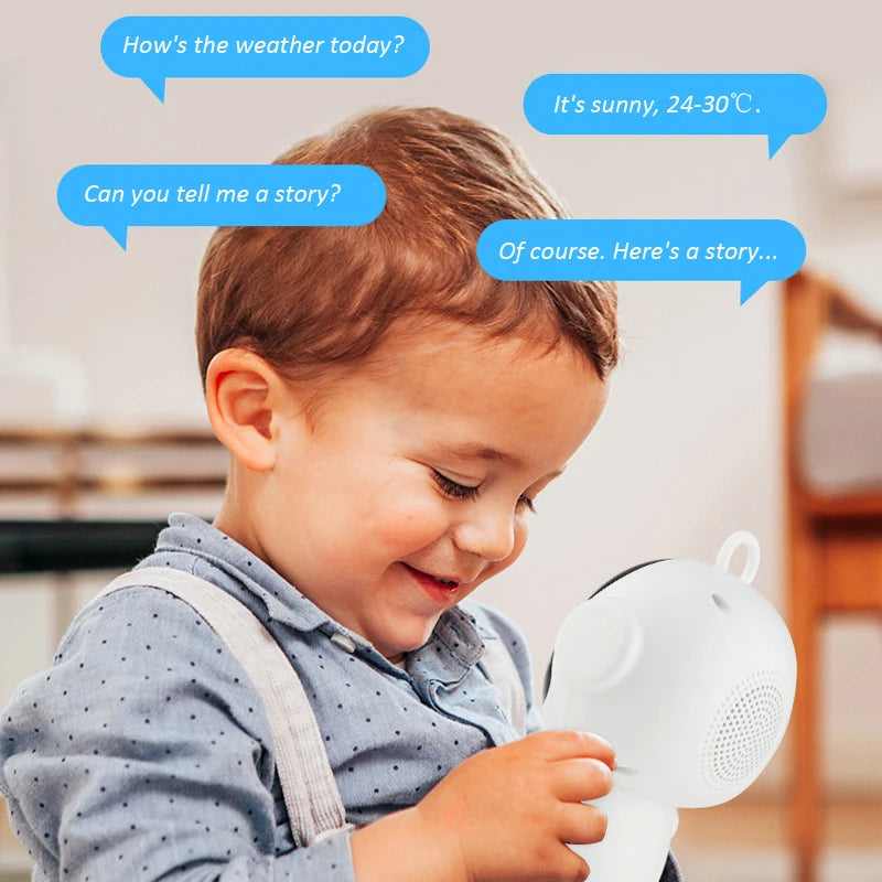Robot AI Smart Wi-Fi CLOUDRAKER – Educazione Precoce, Riconoscimento Vocale, 61 Lingue, ChatGPT e LLM, Giocattolo Interattivo per Bambini