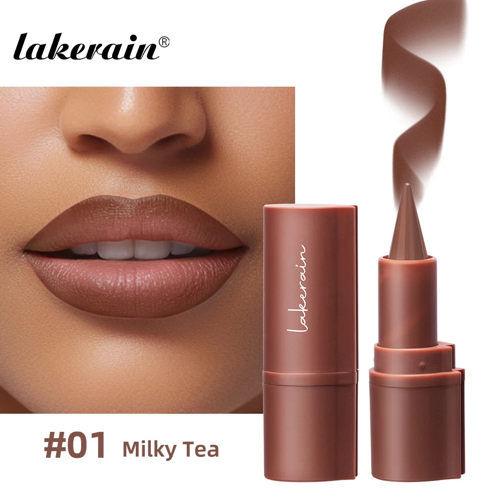 Matita Labbra Lakerain – Effetto Velluto Matte, Waterproof, Lunga Durata, Contorno e Colore Tutto in Uno, 3g