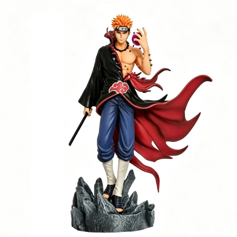 Action Figure Pain Akatsuki – Naruto Shippuden | Versione Mantello Rosso in PVC 23cm