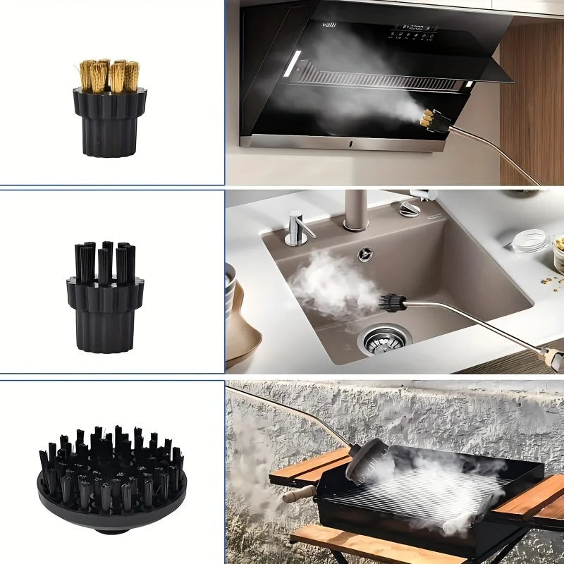 Pulitore a Vapore ad Alta Pressione 2500W – Lavatrice ad Alta Temperatura per Casa, Climatizzatore, Cucina, Cappa e Auto