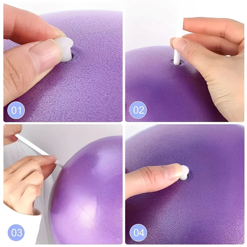 Pallina Yoga e Pilates in PVC Antideflagrante – Mini Ball per Equilibrio, Core e Riabilitazione, Leggera e Portatile
