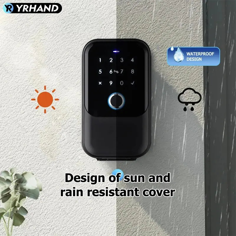 Cassetta Portachiavi Smart TTlock/Tuya WiFi Bluetooth – Impronta Digitale, Codice, App, Scheda IC, IP66