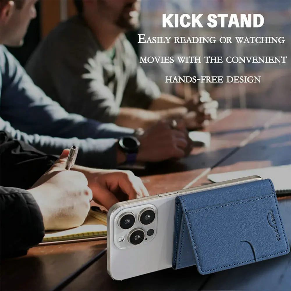 Portacarte magnetico MagSafe in pelle con supporto