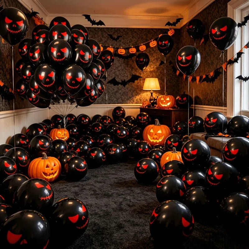 Palloncini Halloween con faccia horror