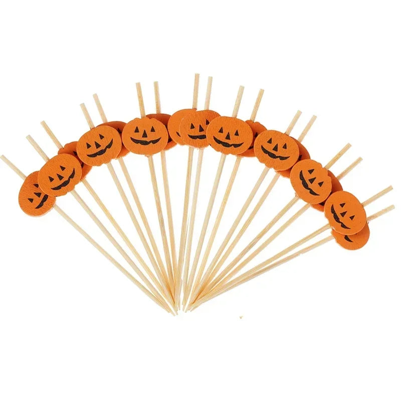 Stuzzicadenti decorativi Halloween in bambù