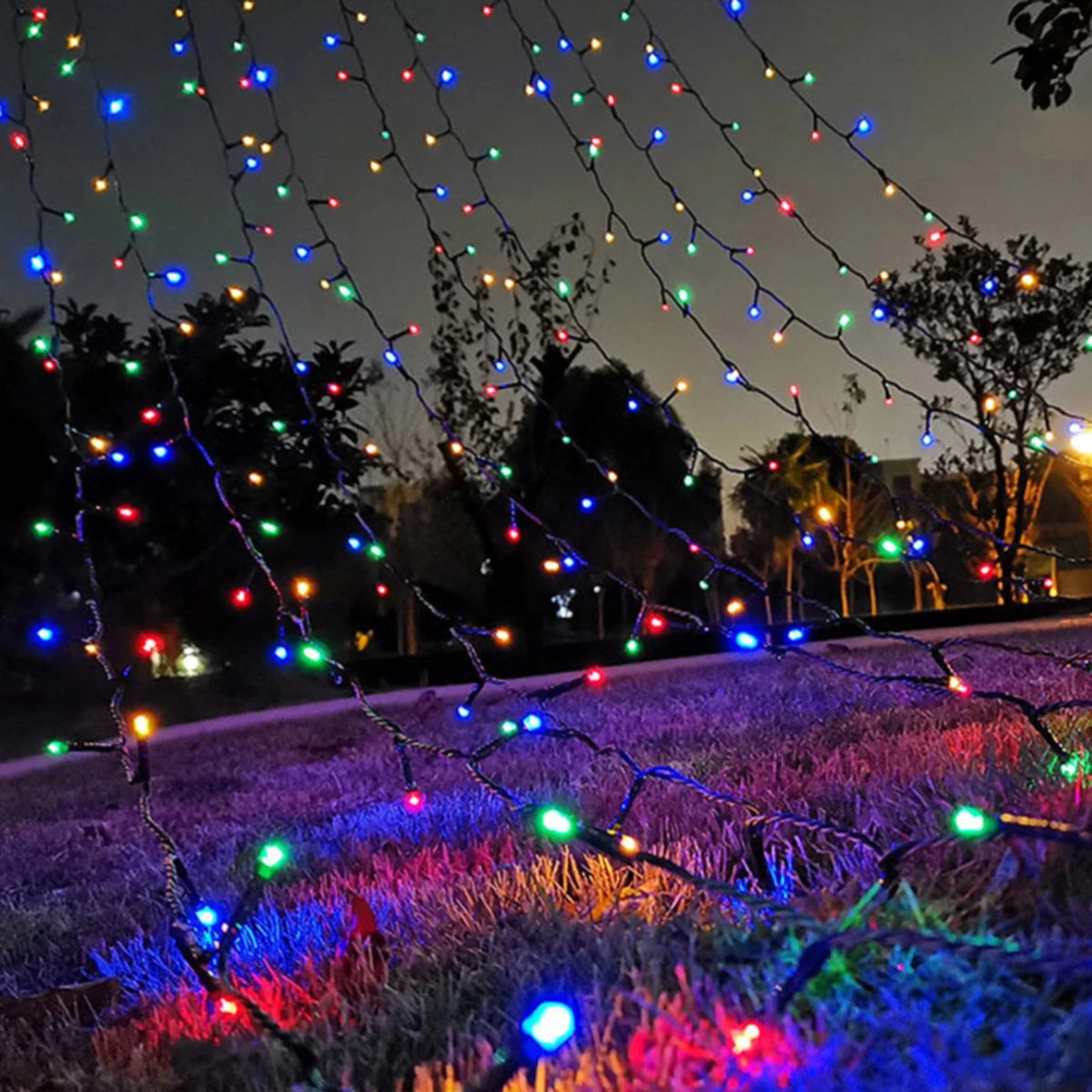 Catena luminosa LED da esterno per feste