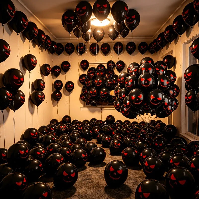 Palloncini Halloween con faccia horror