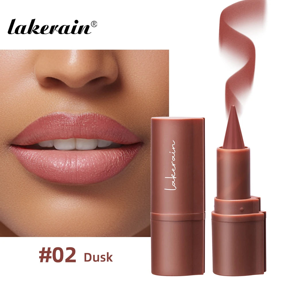 Matita Labbra Lakerain – Effetto Velluto Matte, Waterproof, Lunga Durata, Contorno e Colore Tutto in Uno, 3g