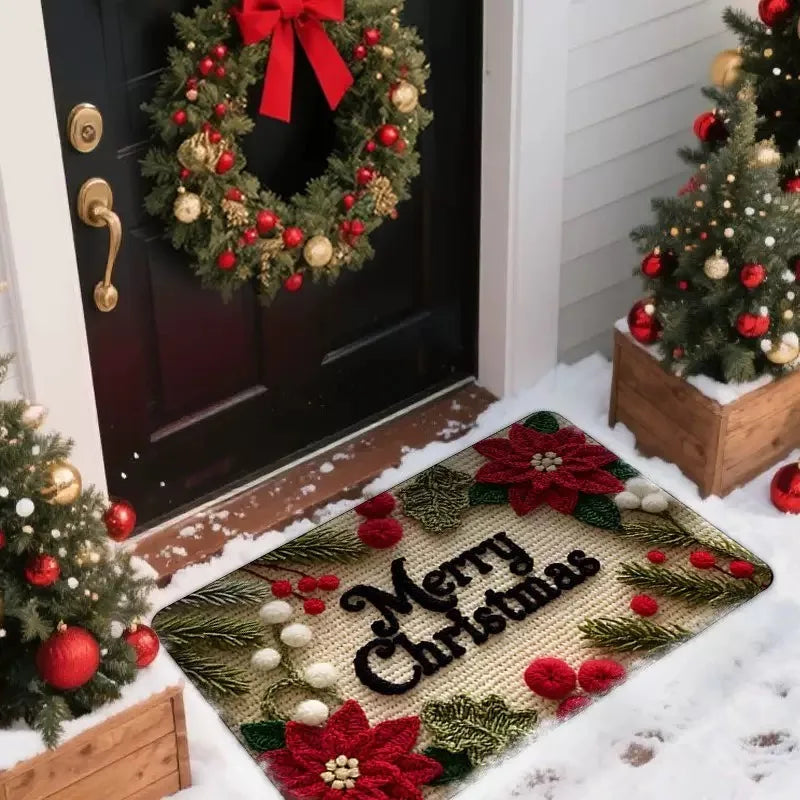 Zerbino natalizio 40×60 cm con grafiche festive