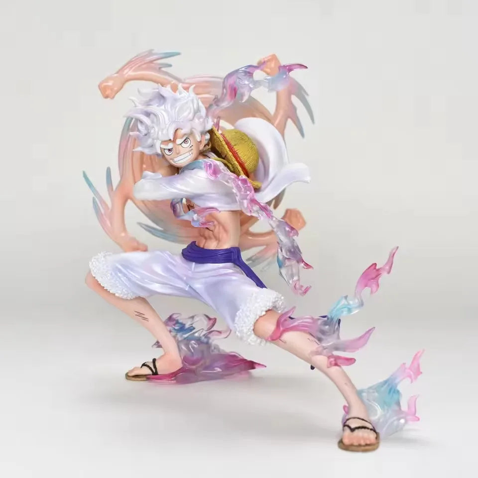 Action Figure Luffy Nika – One Piece | Statua in PVC con Braccio Rotante da Collezione