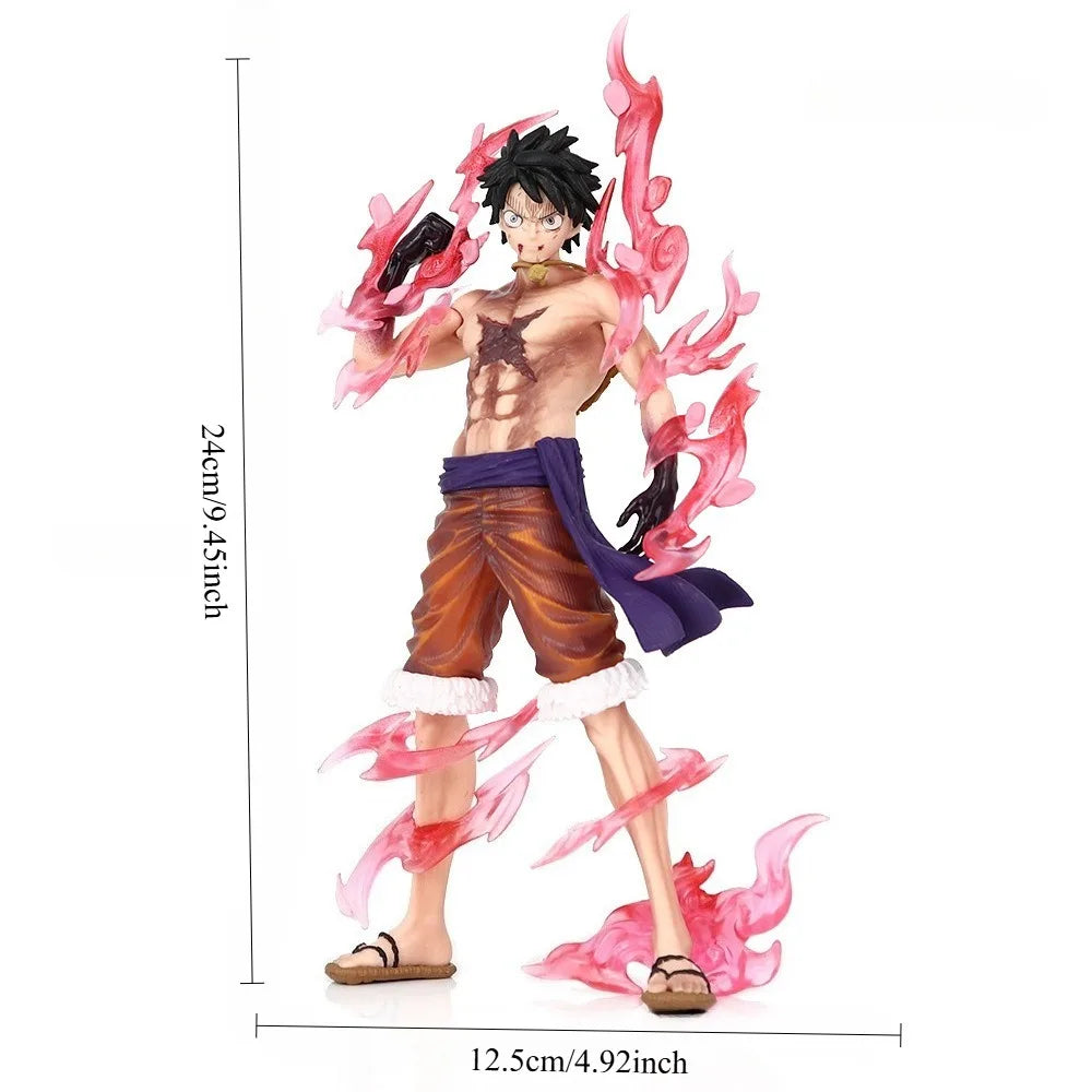 Action Figure Luffy – One Piece | Statua Artigianale Postura In Piedi 24cm da Collezione
