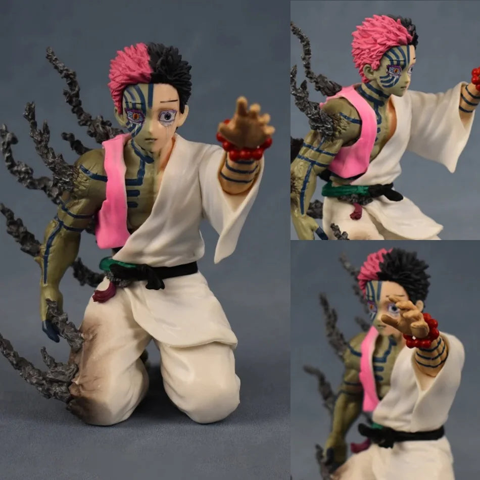 Demon Slayer – Figura Akaza (Luna Superiore Tre) in Posa Inginocchiata | Final Confession Ver. | Da Scrivania