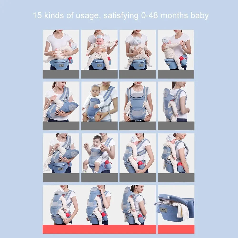 Marsupio Ergonomico Neonato – Porta Bambino Ergonomico con Supporto Anca