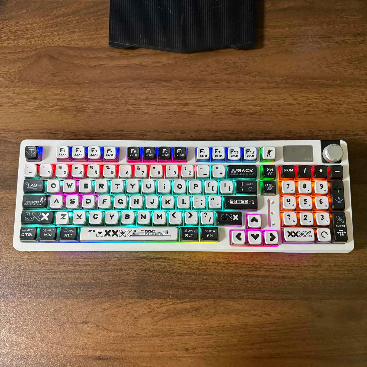 Keycaps Pudding traslucidi 4 lati per tastiere meccaniche