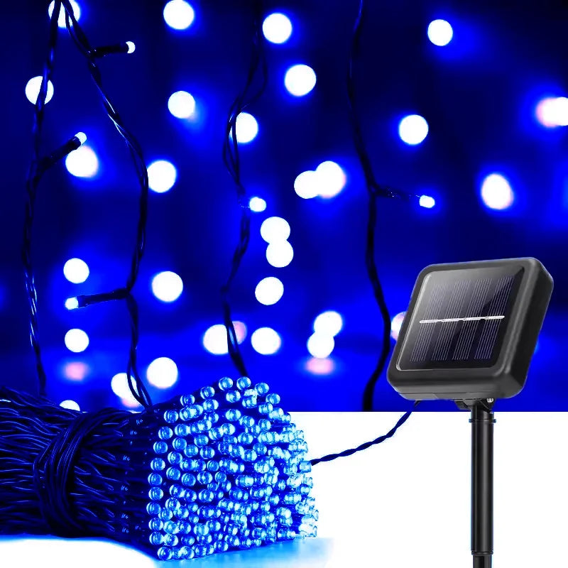 Catena luminosa solare LED impermeabile