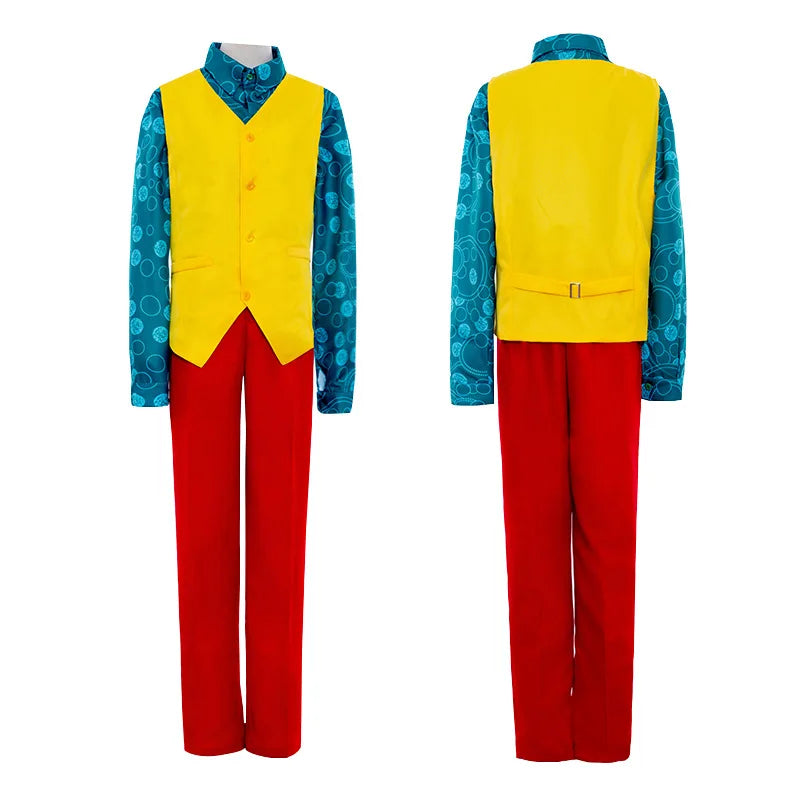 Costume Joker Arthur Fleck con opzione parrucca verde
