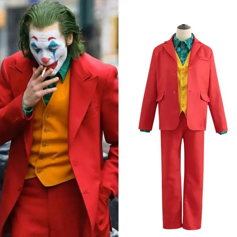 Costume Joker Arthur Fleck con opzione parrucca verde