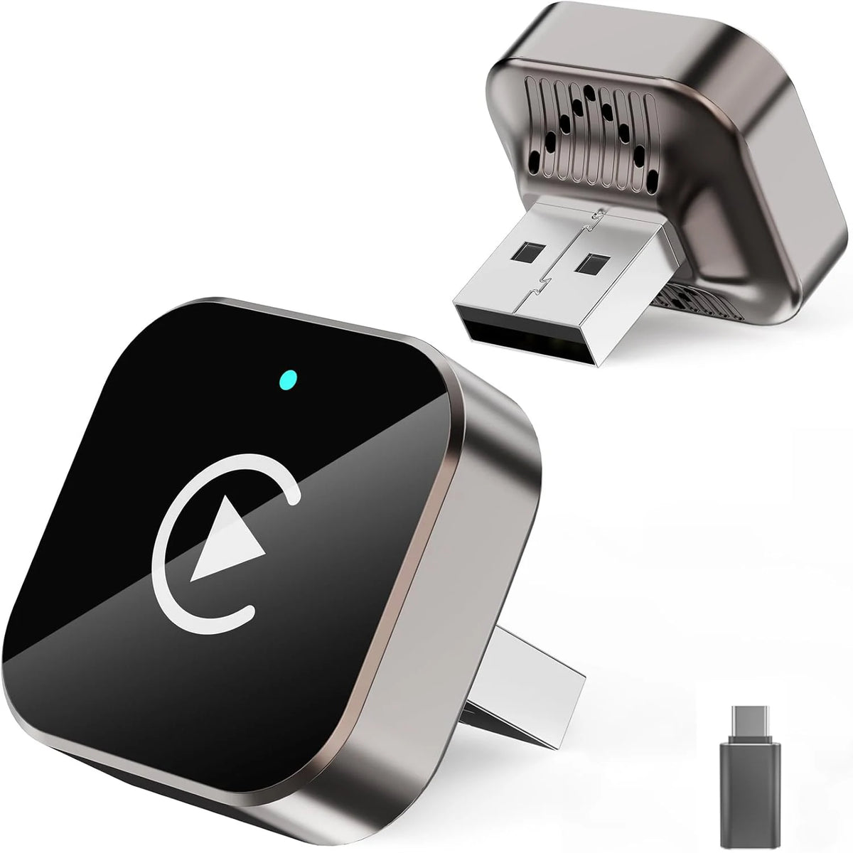 Adattatore Wireless CarPlay 2026 per iPhone e Android – Plug & Play