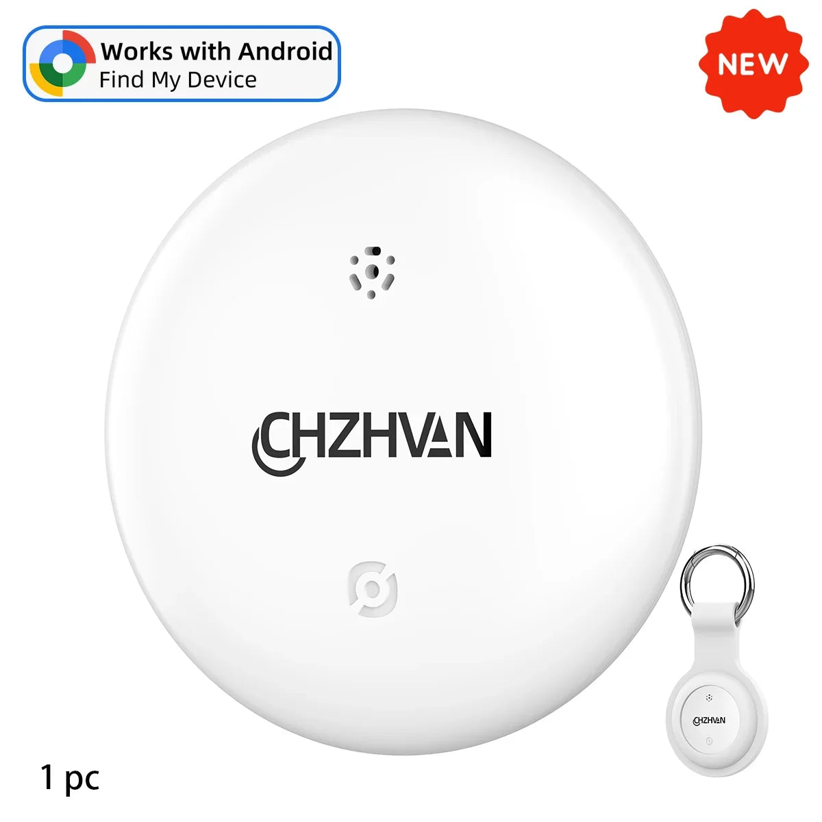 Mini Tracker Bluetooth per Android – Localizzatore Smart per Chiavi, Borsa e Bagagli, Compatibile con Google Find Hub