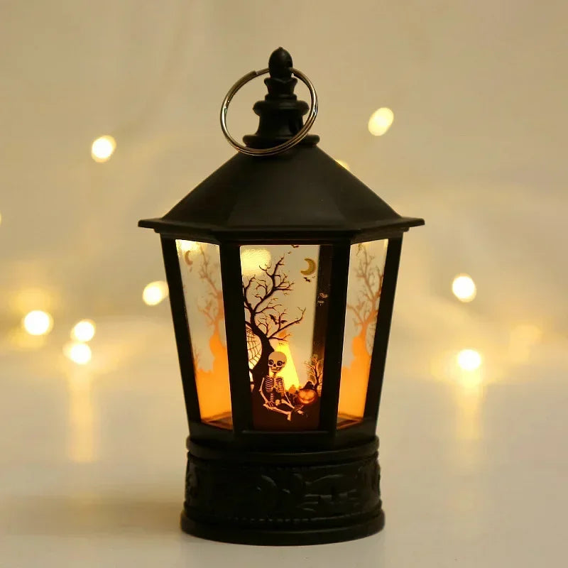 Lanterna LED Halloween retrò da appendere
