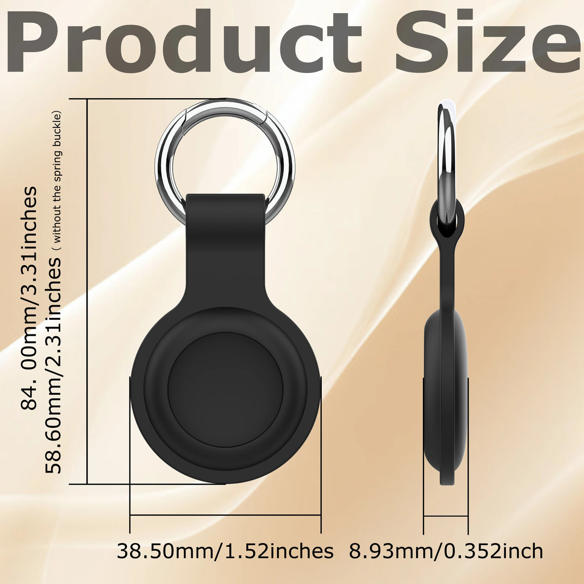 Mini Tracker Bluetooth per Android – Localizzatore Smart per Chiavi, Borsa e Bagagli, Compatibile con Google Find Hub